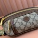 Gucci Retro Series Chest And Waist Bag Gg Supreme Canvas Genuine Leather 682933 Meo Vintage Luxury Designer 9A Mirror Quality 24cm