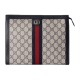 Gucci Ophidia Clutch 625549 GG Supreme Canvas Leather Unisex 9A Mirror Quality Luxury Design Zipper Clutch 27cm