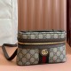 Gucci Ophidia Series Super Mini Shoulder Bag GG Supreme Canvas Leather Trim Designer Luxury Handbag 9A Mirror Quality 20cm