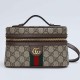 Gucci Ophidia Series Super Mini Shoulder Bag GG Supreme Canvas Leather Trim Designer Luxury Handbag 9A Mirror Quality 20cm