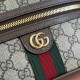 Gucci Ophidia Series Super Mini Shoulder Bag GG Supreme Canvas Leather Trim Designer Luxury Handbag 9A Mirror Quality 20cm