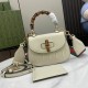 Gucci Bamboo 1947 Mini Bamboo Tote Bag Patent Leather 786482 Luxury Designer Handbags 9A Mirror Quality 17cm