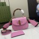 Gucci Bamboo 1947 Mini Bamboo Tote Bag Patent Leather 786482 Luxury Designer Handbags 9A Mirror Quality 17cm