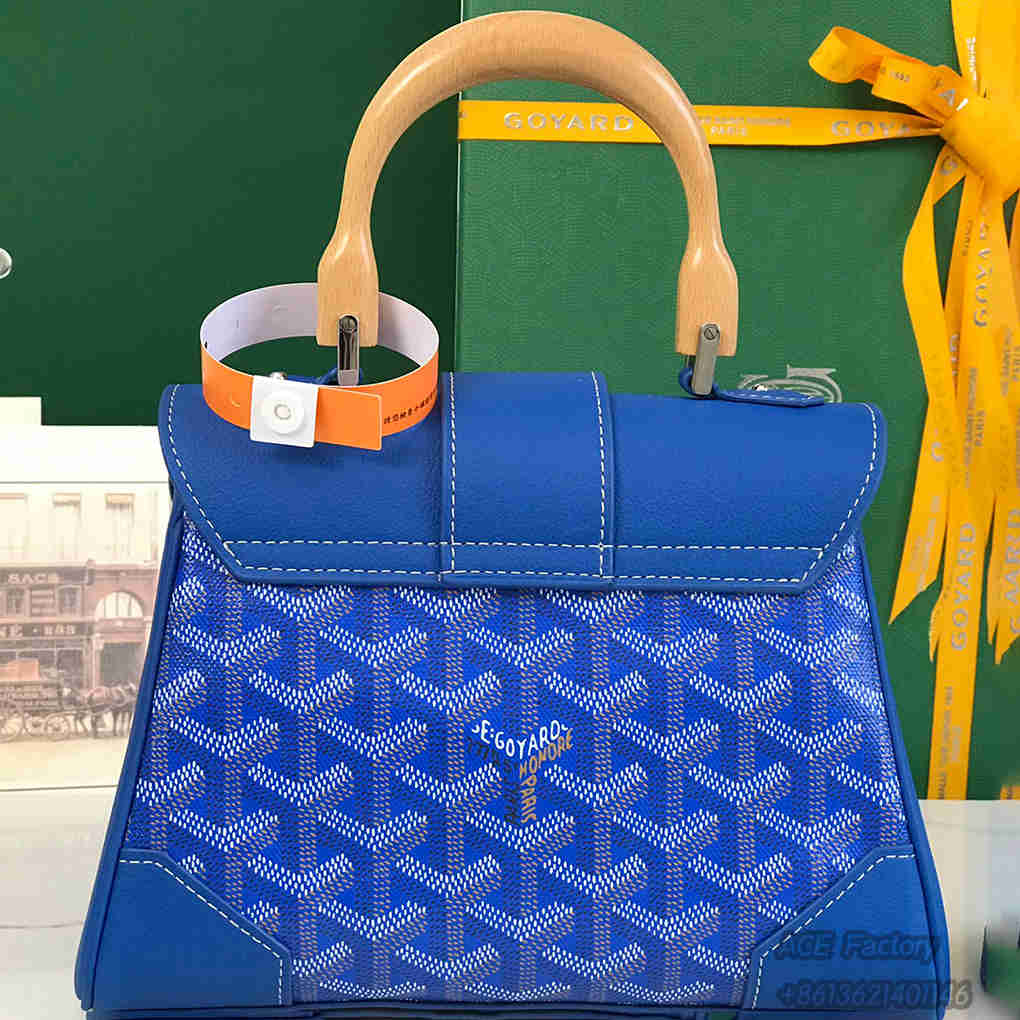 Goyard Mini Saigon Shoulder Bag Tote Vintage Elegance Exquisite Leather Handbag Luxury Designer Mirror 20cm