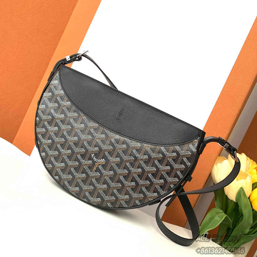 Goyard Hirondelle Handbag Shoulder Bag Vintage Elegance Fine Leather Crossbody Bag City Travel Luxury Designer Mirror 25cm