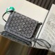 Goyard PLUMET Clutch SAINTLOUIS   Shoulder Bag Vintage Elegant Sophisticated Goyardine Canvas Chevroches Calfskin Crossbody Handbag Luxury Designer Mirror Quality 20.5 cm