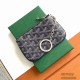 Goyard SENAT NANO Key Organizer Card Holder Coin Wallet D-Ring  Zipper Purse Vintage Elegant Sophisticated Luxury Designer Mirror Quality 13cm