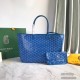 Goyard Saint Louis Single Shopping Tote PM Goyardine Canvas Purse Luxury Designer Mirror Quality 34cm