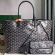 Goyard Saint Louis Single Shopping Tote PM Goyardine Canvas Purse Luxury Designer Mirror Quality 34cm