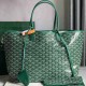 Goyard Saint Louis Single Shopping Tote PM Goyardine Canvas Purse Luxury Designer Mirror Quality 34cm