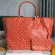 Goyard Saint Louis Single Shopping Tote PM Goyardine Canvas Purse Luxury Designer Mirror Quality 34cm