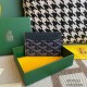 Goyard Saint Sulpice Card Holder Coin Purse Printed Goyardine Canvas & Vauzelles Calfskin Wallet Vintage Elegant Exquisite Luxury Designer Mirror Quality 10.5cm