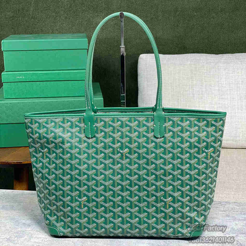 Goyard Artois Tote Pm Shopping Bags Robert I Of Artois Large Capacity Storage Bag Goyardine Canvas & Chevroches Calfskin Handbag Luxury Designer Mirror Quality 30cm