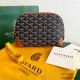 Goyard VendôMe Cosmetic Shell Bag 33, Rue Saint-HonoréR Goyardine Maison Goyard Goyardine Canvas Chevroches Calfskin Clutch Luxury Designer Mirror Quality 18cm