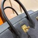 Hermes Birkin 25cm Togo Leather Shoulder Bag Casual Fashion Handbag Electric Tote Hardware Totes Luxury Designer Mirror Semi-Hand-Sewn Version 25cm