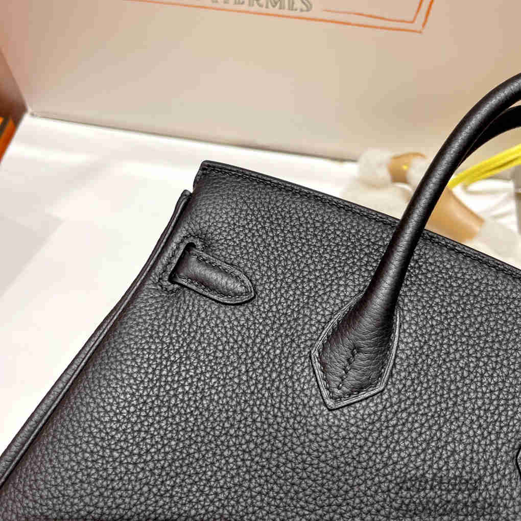 Hermes Birkin 25cm Togo Leather Shoulder Bag Casual Fashion Handbag Electric Tote Hardware Totes Luxury Designer Mirror Semi-Hand-Sewn Version 25cm