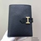 Hermes Bearn Short Wallet Epsom 208 Cowhide Beeswax Thread Sewing Wallet Casual Fashion Purse Luxury Designer Mirror Semi-Hand-Sewn Version