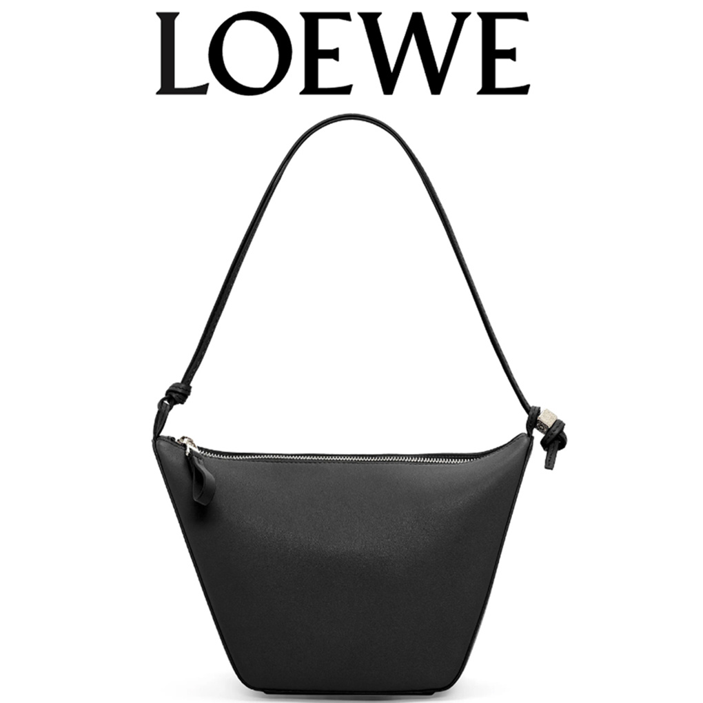 LOEWE Hammock Hobo Handbag Underarm Bags Shoulder Bag Handbag Anagram Cowhide Leather Crossbody Bag Luxury Designer Mirror Quality Handbag 28cm