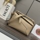 Loewe Puzzle Shoulder Bag Geometric Lines Crossbody Clutch Jonathan Anderson Anagram Cowhide Crossbody Bag Luxury Designer Mirror Quality 24cm