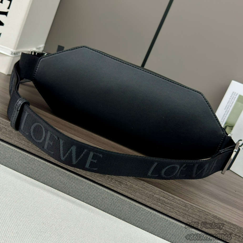 Loewe Men Classic Cowhide Deformation Sling Handbag Convertible Cowhide Messenger Bag Waist Bag Bumbag Luxury Designer Mirror Quality 32.5cm