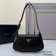 Prada New Shoulder Bag Handle Underarm Nappa Leather 1BD358 Handbag Fashion Crossbody 9A Modern Mirror Quality Luxury Design 25cm