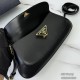 Prada Underarm Bag 1BD344 Plain Curved Design 2 Straps Triangle Metal Logo Handbag Fashion Crossbody Bag 9A Mirror Quality Luxury Design 31cm