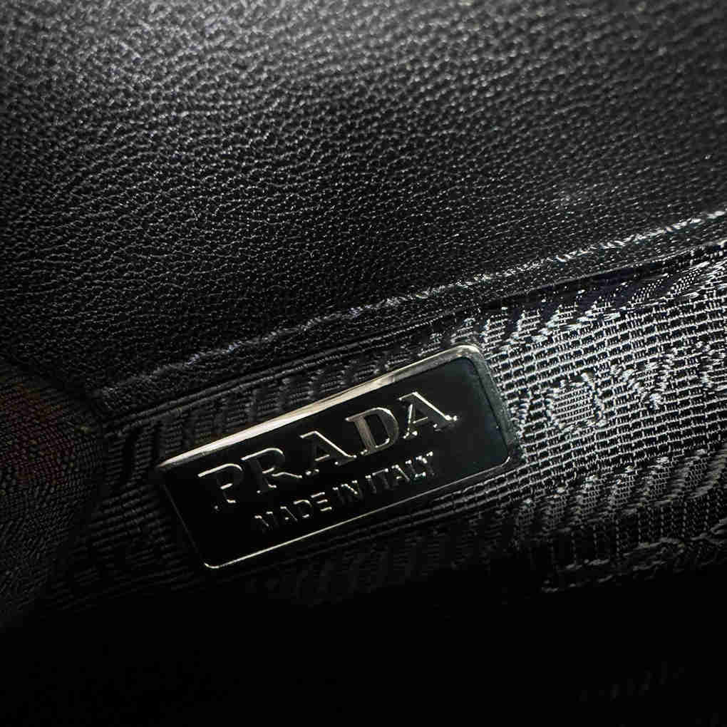 Prada Mini Cleo 1bh188 17cm Triangle Metal Logo Arc Handbag Fashion Crossbody Bag 9a Mirror Quality Luxury Design 17cm