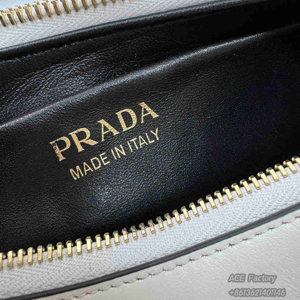 Prada Half Moon Women Shoulder Bag Underarm Double Straps 1BC194 Triangle Metal Logo Curved Handbag Fashion  Bag 9A Mirror Quality Luxury Design 22.5cm