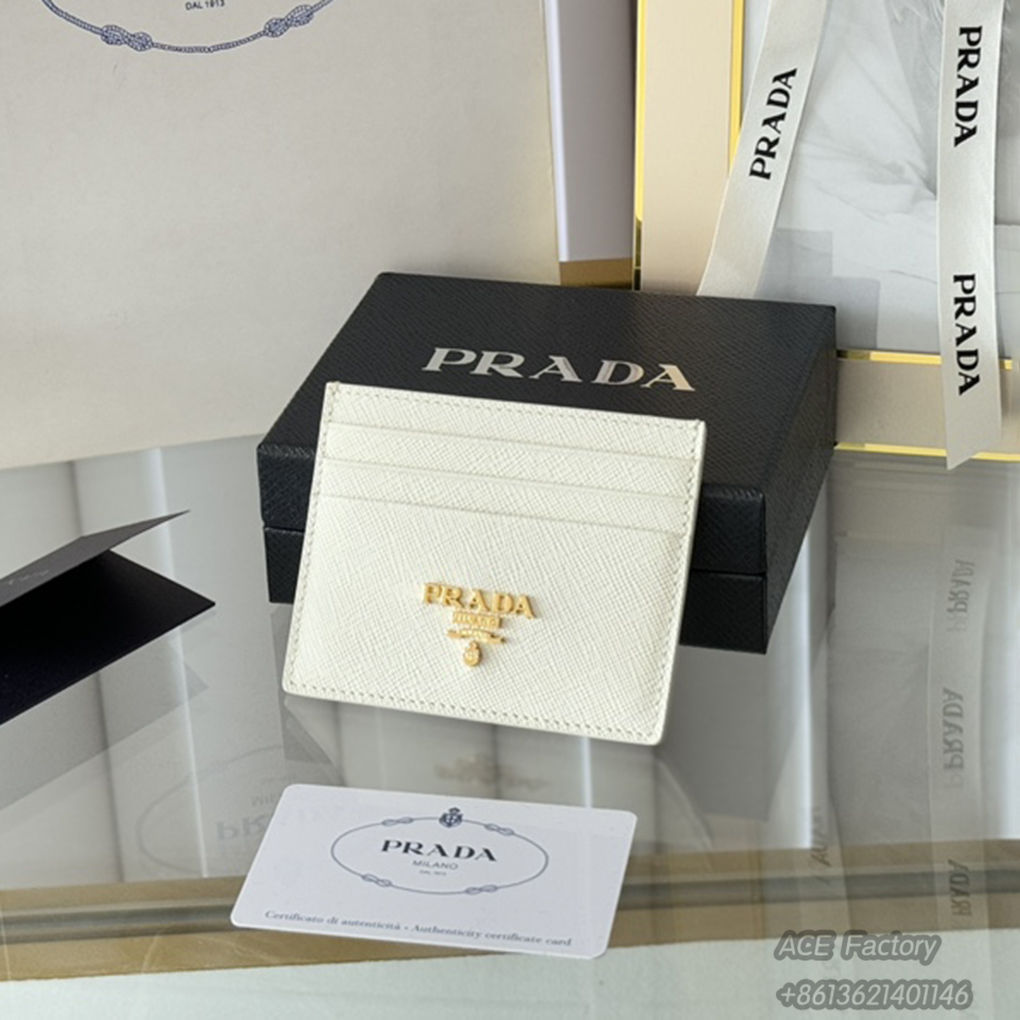 PRADA Classic Women's Card Holder 1MC025 Fashion Wallet Purse 9A Mirror Quality Luxury Design 10 cm