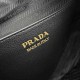 Prada Lindy Bowling Bag 1BA451 Triangle Metal Logo Handbag Fashion 9A Mirror Quality Luxury Design 25cm