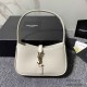 YSL Mini HOBO Handbag Shoulder Bag E5A7 Smooth Cow Leather 710318 Clutch Bag 9A Quality Luxury Designer 19cm