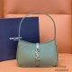 YSL Mini HOBO Handbag Shoulder Bag E5A7 Smooth Cow Leather 710318 Clutch Bag 9A Quality Luxury Designer 19cm