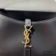 YSL Mini HOBO Handbag Shoulder Bag E5A7 Smooth Cow Leather 710318 Clutch Bag 9A Quality Luxury Designer 19cm