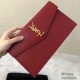 YSL UPTOWN Cowhide Large Wallet Envelope Bag Clutch 9A Quality Luxury Designer Mirror Quality 27cm