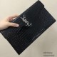 YSL UPTOWN Cowhide Large Wallet Envelope Bag Clutch 9A Quality Luxury Designer Mirror Quality 27cm