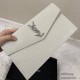 YSL UPTOWN Cowhide Large Wallet Envelope Bag Clutch 9A Quality Luxury Designer Mirror Quality 27cm