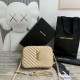 YSL Lou Bag Tassel Camera Handbag 574494 9A Quality Luxury Designer Mirror Quality 23cm