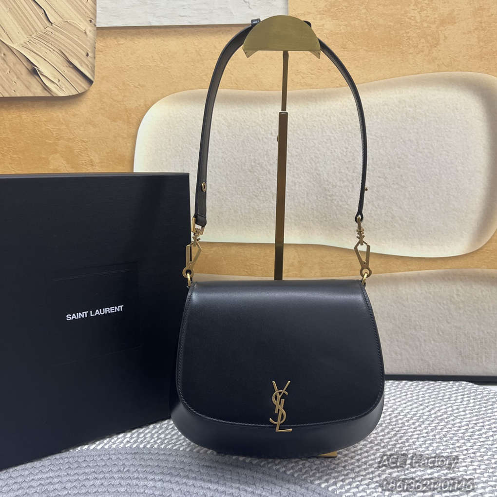 YSL VOLTAIRE BOX Shoulder Bag Underarm Handbag Patent Leather Clutch Crossbody Casual Fashion 9A Quality Luxury Designer Mirror Quality 17.5cm