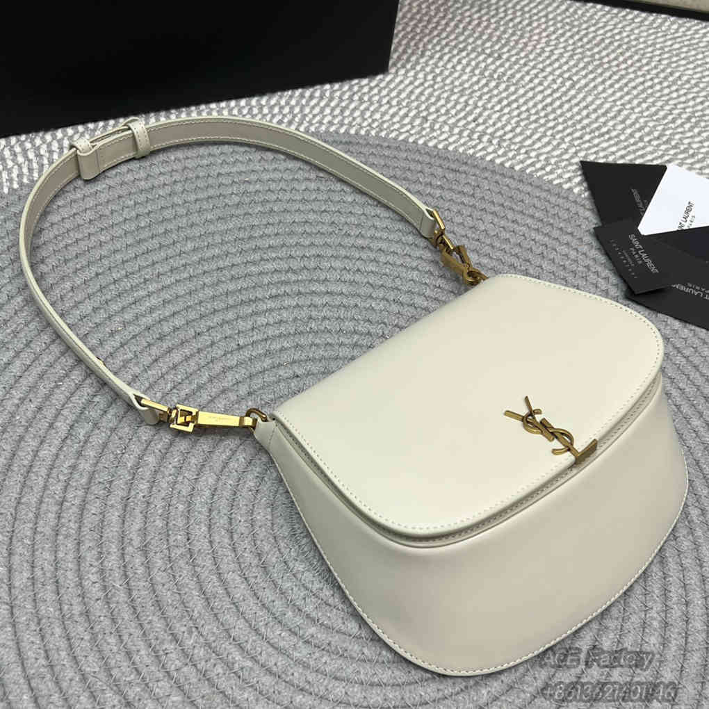 YSL VOLTAIRE BOX Shoulder Bag Underarm Handbag Patent Leather Clutch Crossbody Casual Fashion 9A Quality Luxury Designer Mirror Quality 17.5cm