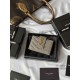 YSL Mini Coin Accordion Purse Card Holder Wallet 607907 Casual Fashion 9A Quality Luxury Designer Mirror Quality 10cm