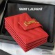 YSL Mini Coin Accordion Purse Card Holder Wallet 607907 Casual Fashion 9A Quality Luxury Designer Mirror Quality 10cm