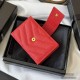 YSL Mini Coin Accordion Purse Card Holder Wallet 607907 Casual Fashion 9A Quality Luxury Designer Mirror Quality 10cm