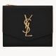 YSL 3 Fold Wallet Ball Pattern Wallet 582296 Caviar Uptown Compact Purse Casual Fashion 9A Quality Luxury Designer Mirror Quality 12cm