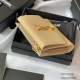 YSL 3 Fold Wallet Ball Pattern Wallet 582296 Caviar Uptown Compact Purse Casual Fashion 9A Quality Luxury Designer Mirror Quality 12cm