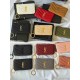 YSL Caviar Zip Coin Purse Key Ring Wallet Card Holder 438386 Purse 9A Quality Luxury Designer Mirror Quality 13cm