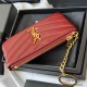 YSL Caviar Zip Coin Purse Key Ring Wallet Card Holder 438386 Purse 9A Quality Luxury Designer Mirror Quality 13cm