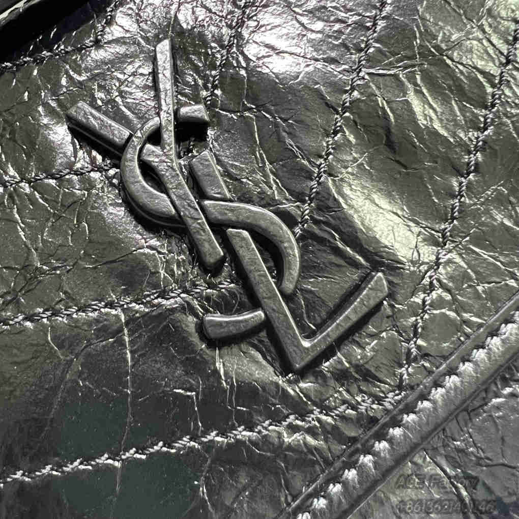 YSL Niki Baby In Vintage Leather Chain Shoulder Bag Cassandre Genuine Leather Handbag 633160 Crossbody  Casual Fashion 9A Luxury Designer Mirror Quality 21cm