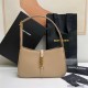 YSL Le5A7 Underarm  Woman Shoulder Bags Genuine Leather Handbag 657228  Bag Casual Fashion 9A Luxury Designer Mirror Quality 23cm