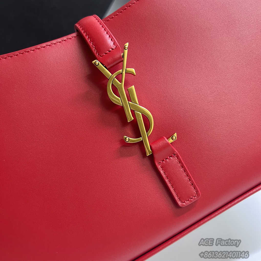 YSL Le5A7 Underarm  Woman Shoulder Bags Genuine Leather Handbag 657228  Bag Casual Fashion 9A Luxury Designer Mirror Quality 23cm