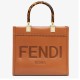 Fendi Sunshine Tote Shopping  Roma Shoulder Bag   Calfskin  Handbag Casual Fashion Luxury Designer Mirror Quality 25cm